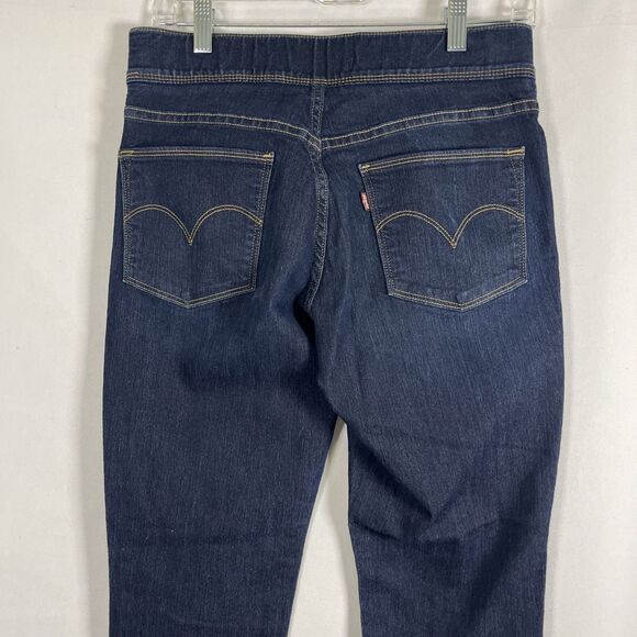 Levi’s Jeans Women’s Denim Leggings Pull On Size 6M Dark Wash Skinny Leg - Picture 4 of 8
